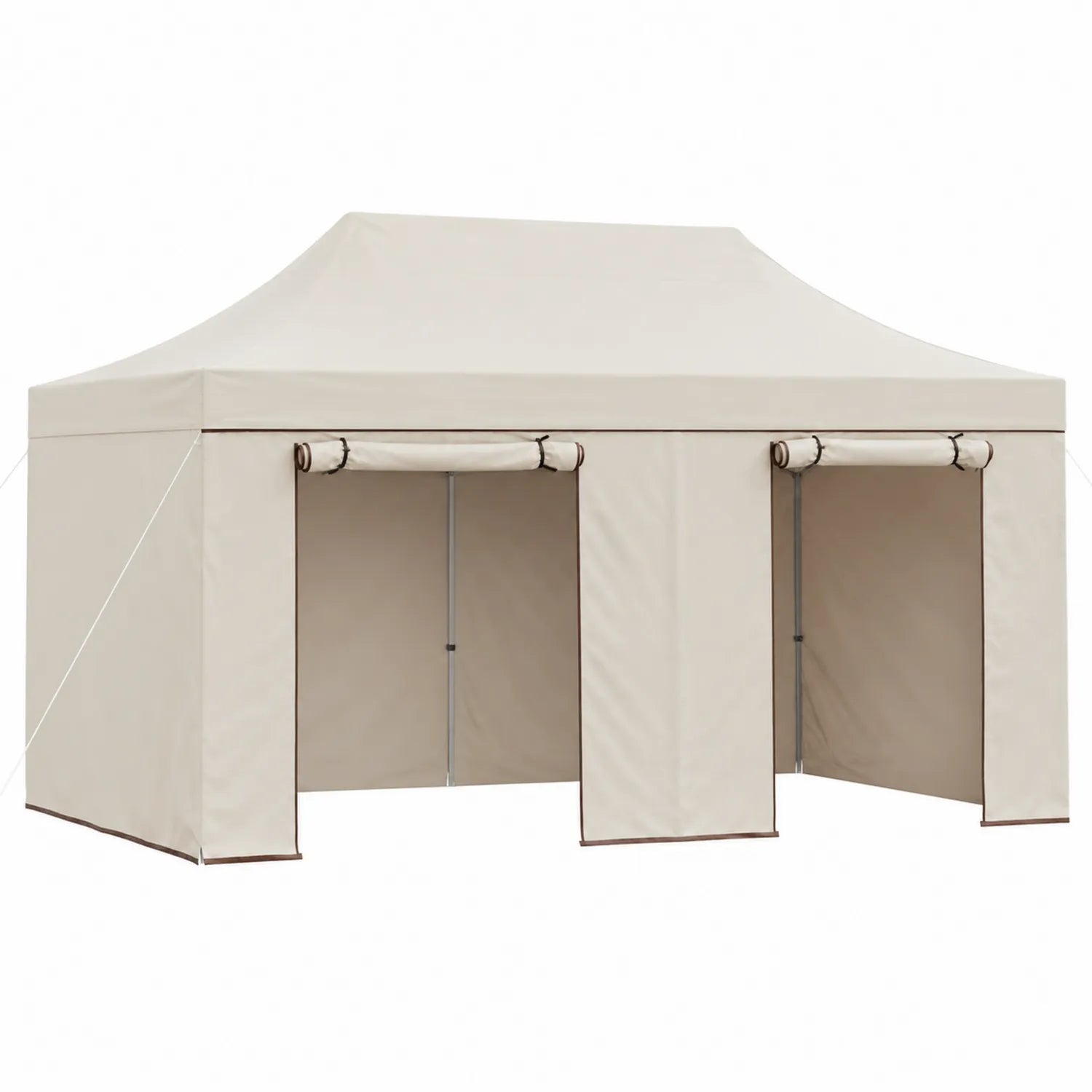 Gazebo rettangolare in poliestere 3x4 m Beige