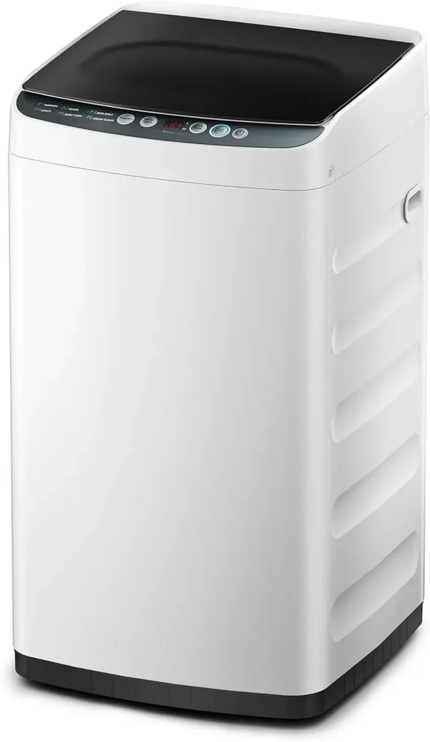 Lavatrice Portatile Midea con 6 Programmi, Pulizia Automatica, Tamburo Inox, 0,9 Pi³, Display LED, Bianco