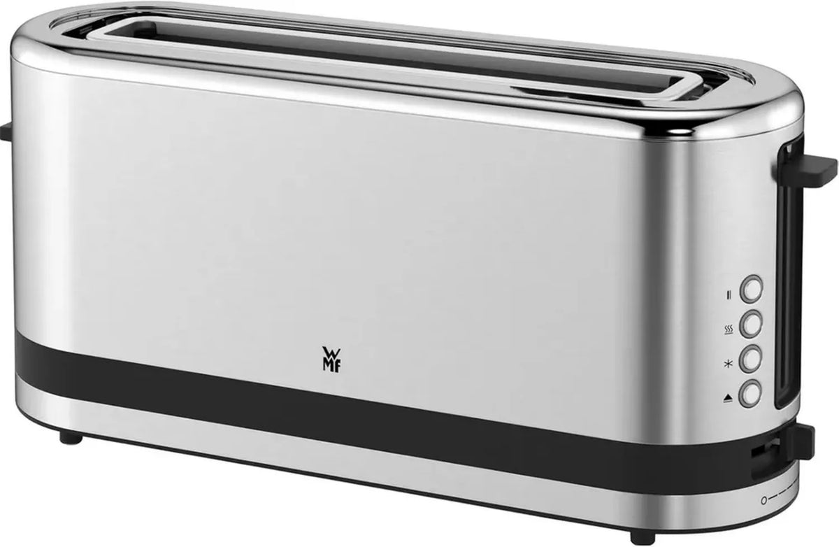 Tostapane Compatto WMF KITCHENminis, Acciaio Cromargan, 7 Livelli, Pinze e Accessori Inclusi, 220 W