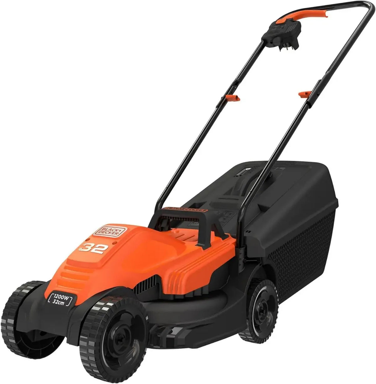 BLACK+DECKER Tagliaerba Elettrico 1200W, Larghezza 32cm