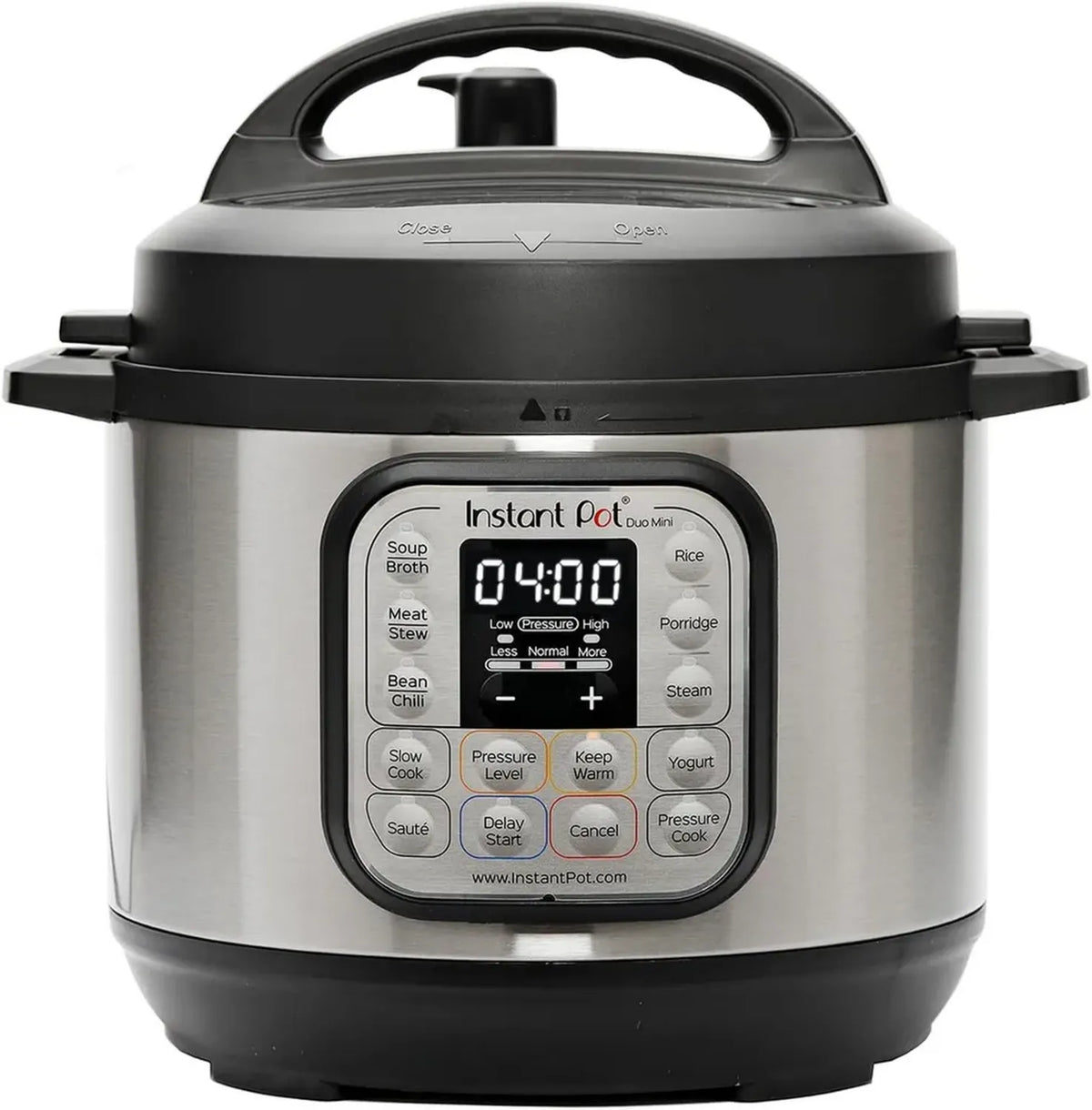 Instant Pot Duo Mini Pentola a Pressione Elettrica 3L, 7-in-1 Multiuso, Acciaio Inox, 700 W