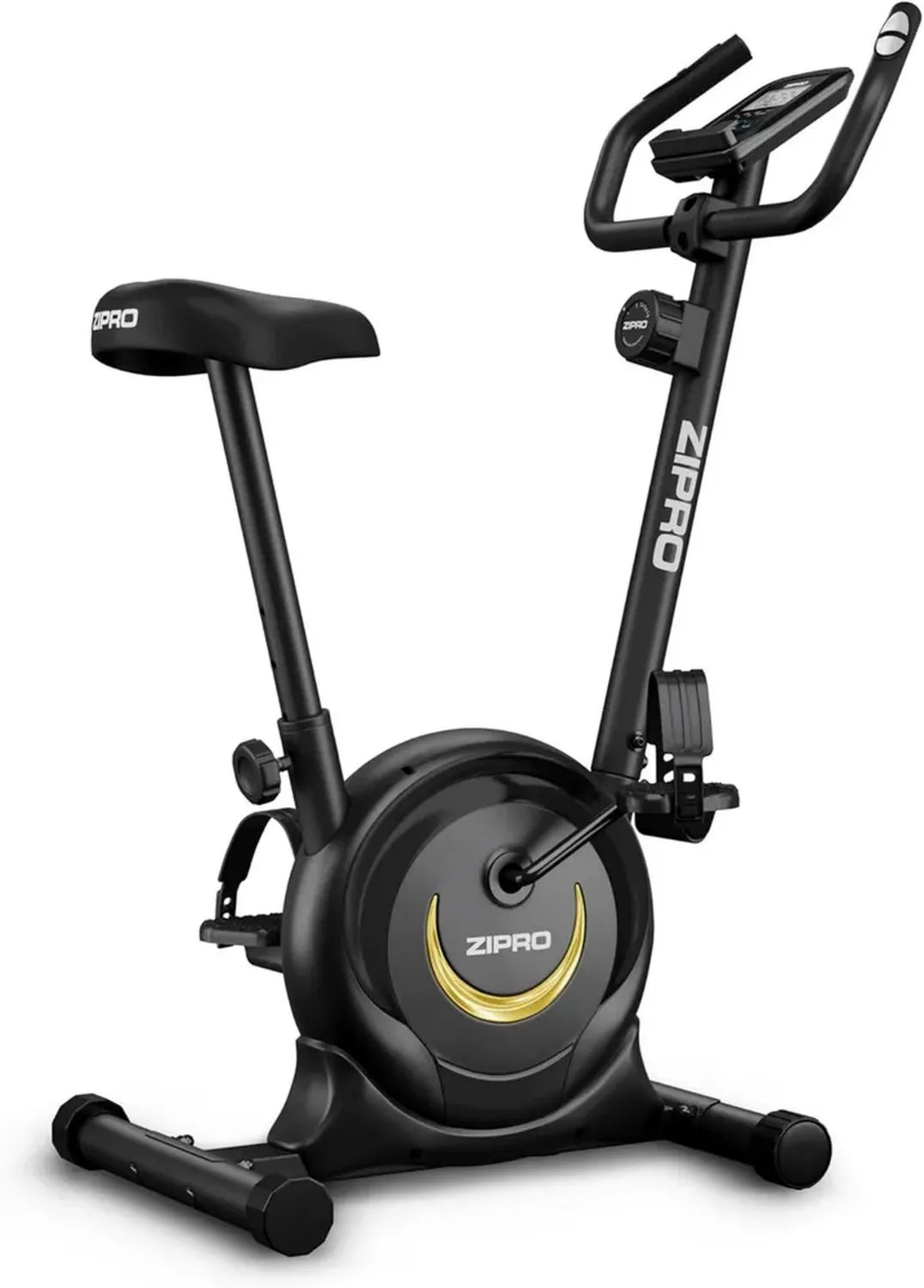 Bicicletta Stazionaria ZIPRO con Resistenza Magnetica Regolabile, Supporto Smartphone, Display LCD, Sella Regolabile