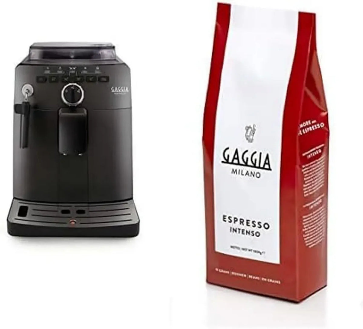 Gaggia Naviglio Macchina da Caffè Automatica 1850W, 15 Bar, Nero - Espresso Italiano