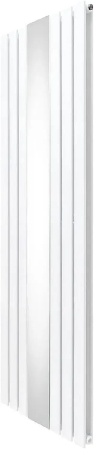 Radiatore Verticale Bianco 1800x565mm in Acciaio al Carbonio con Kit Montaggio