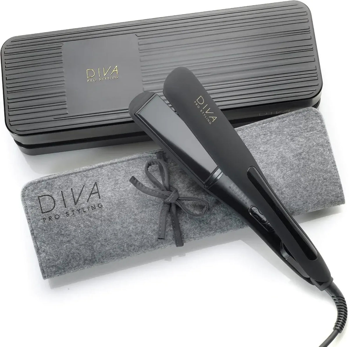 Piastra e Styler Digitale Larga Diva Pro per Capelli - 1 Pezzo