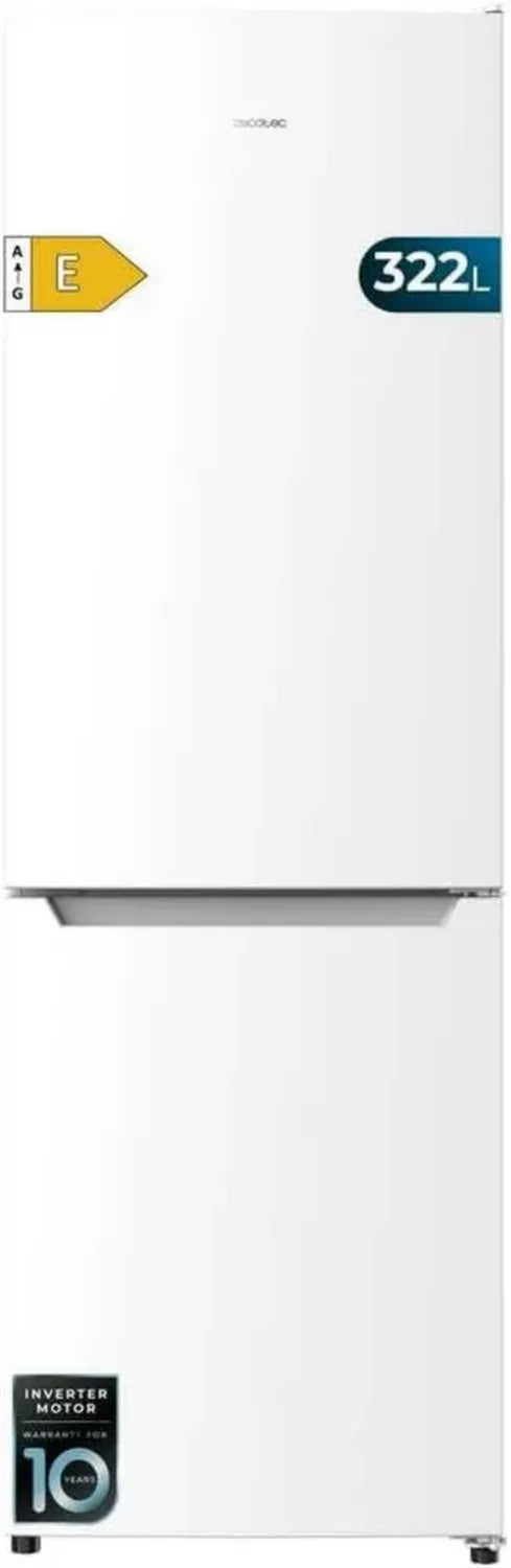 Frigorifero Combinato Cecotec 322L No Frost, Multi Air Flow, Bianco