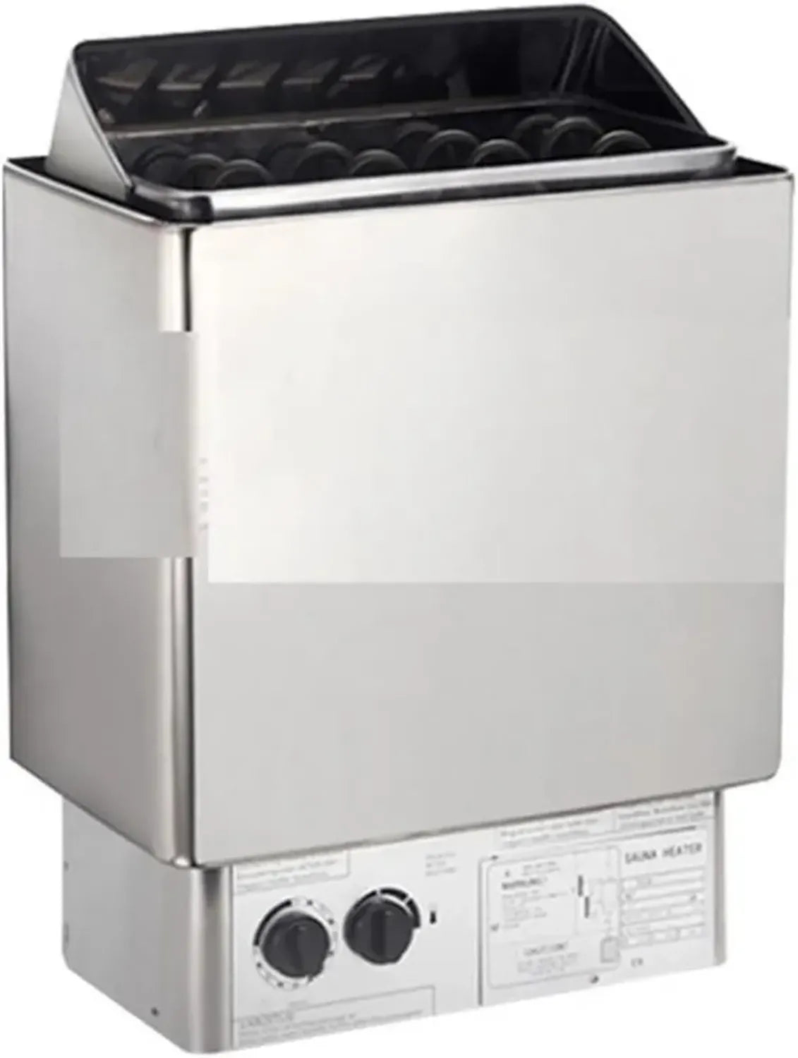 Sauna Portatile in Acciaio Inox con Riscaldatore 9kW e Controllo Integrato