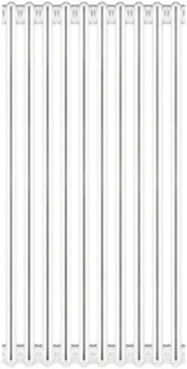 Radiatore Tubolare in Acciaio, 2 Colonne, 10 Elementi, Altezza 2000 mm, Scomponibile