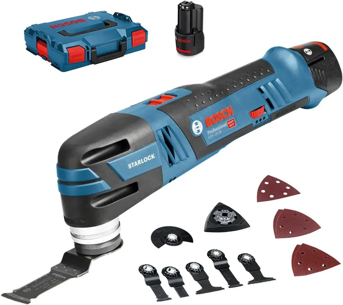 Bosch Utensile Multifunzione Professionale 12V, 15 Pezzi
