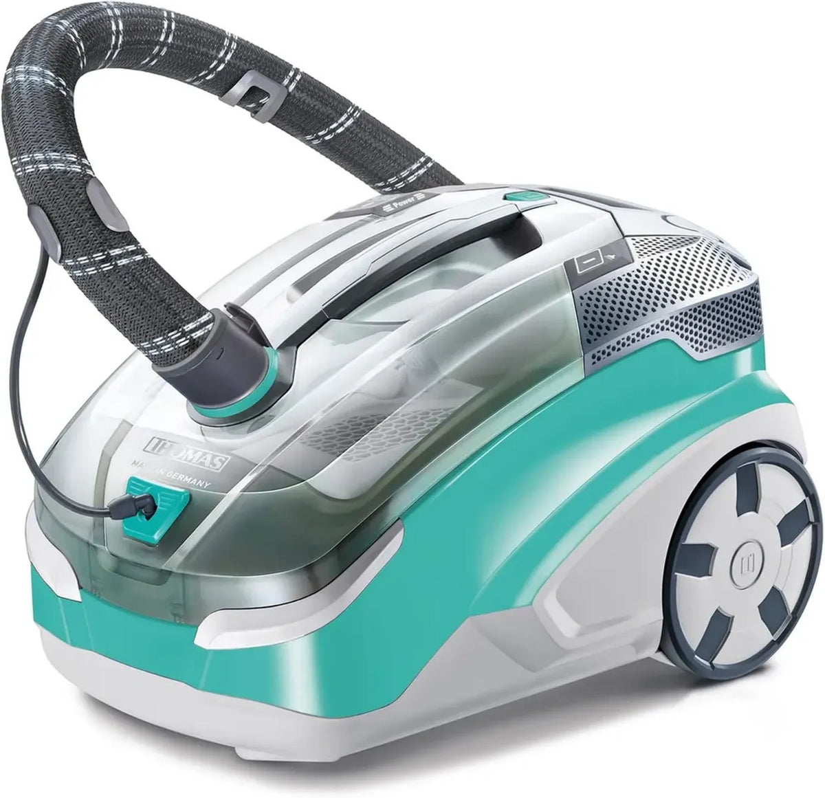 Thomas Aspirapolvere Multi Clean X10 Parquet con Filtro ad Acqua, 1700W, Capacità 6L, Verde/Grigio