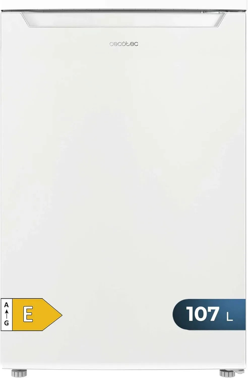 Frigorifero Compatto Cecotec 107L, Bolero CoolMarket TT 107 Bianco, Efficienza Energetica Classe E, Porta Reversibile, Freezer Integrato, Silenzioso