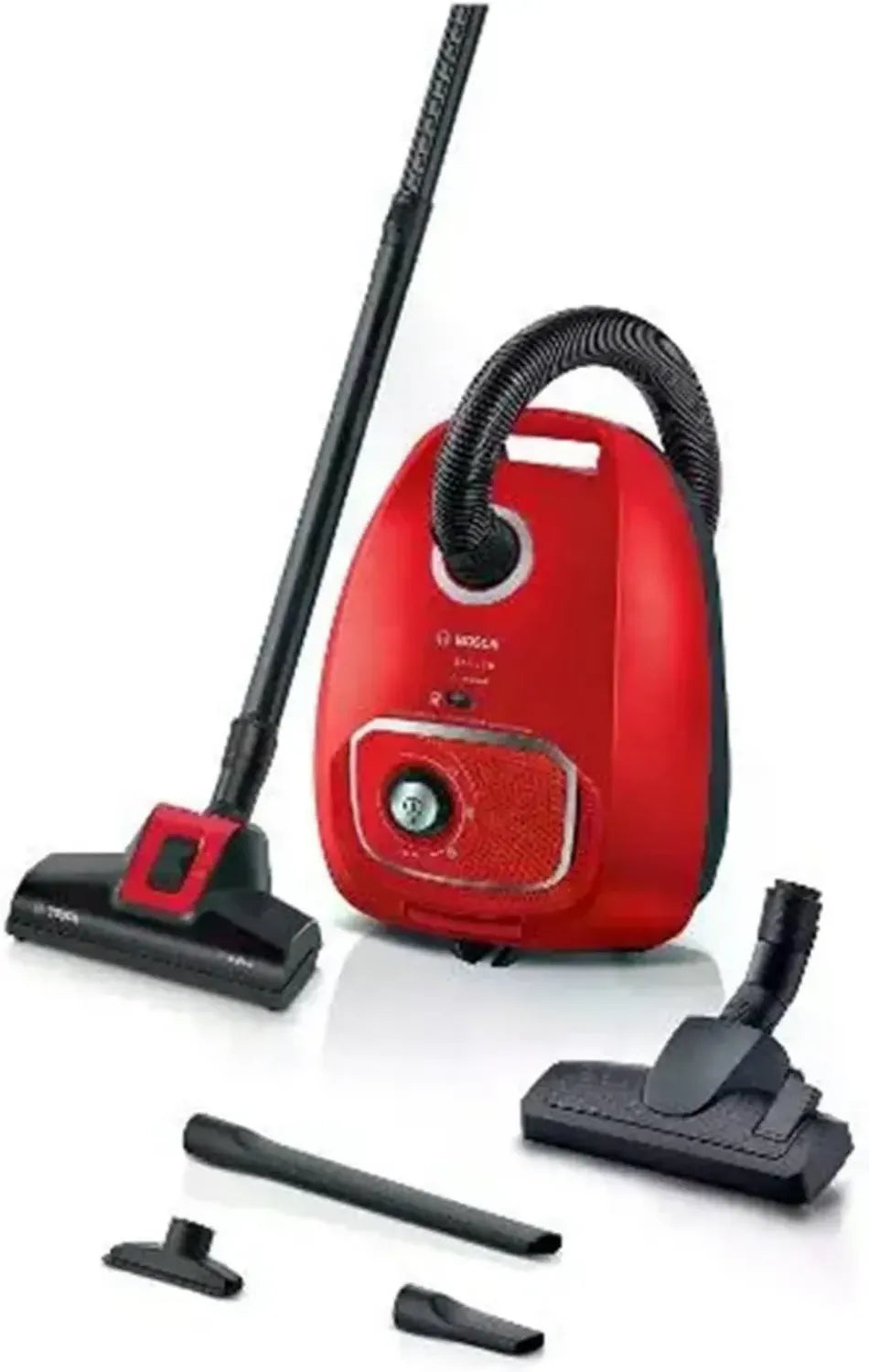 Aspirapolvere con Sacco 600W Traino Rosso BGB41PET1