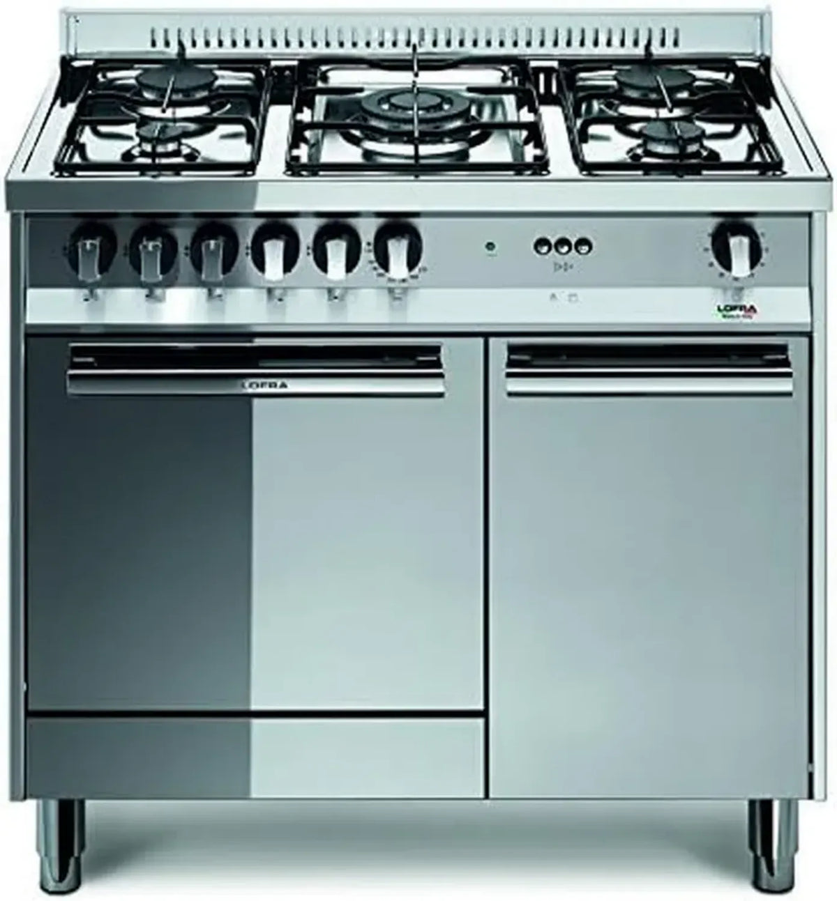 Lofra Cucina a Gas 5 Fuochi in Acciaio Inox