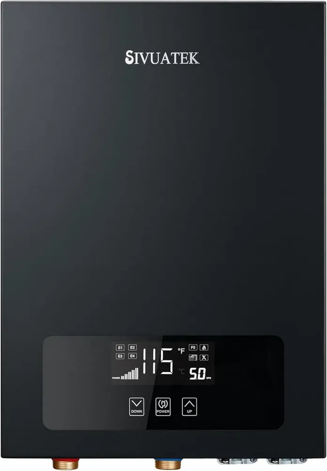 Scaldabagno istantaneo SIVUATEK 24 kW, 240 V, modulante, compatto, certificazione ETL, per uso domestico e installazione semplice