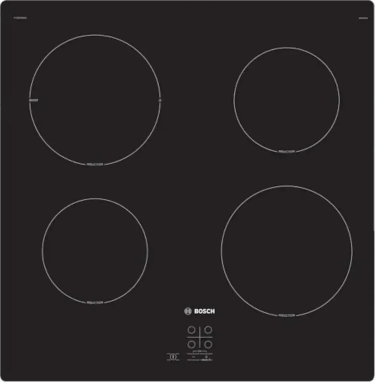 Piano cottura a induzione Bosch Serie 2, 60 cm, nero, elettrodomestici da cucina