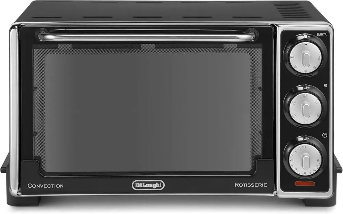 Forno Elettrico De'Longhi 20L, Spegnimento Automatico, Funzioni Multiple, Termostato Regolabile, 1300W