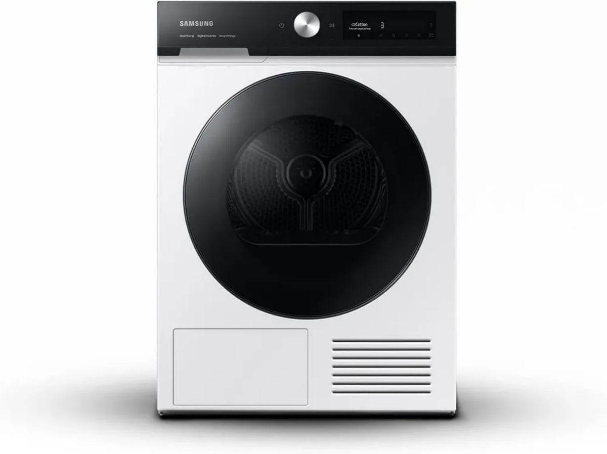 Samsung Asciugatrice AI Bespoke 9 Kg, Classe A+++, Pompa di Calore, Wifi, Oblò Reversibile