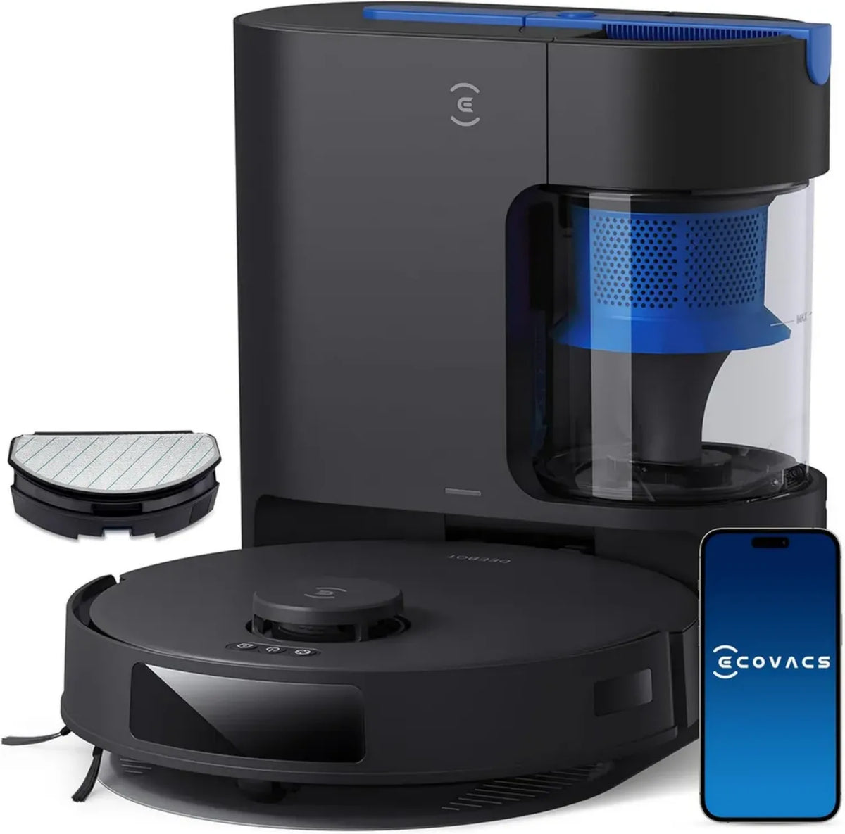 ECOVACS DEEBOT N20 PRO Plus Robot con Aspirazione Potente e Pulizia Intelligente