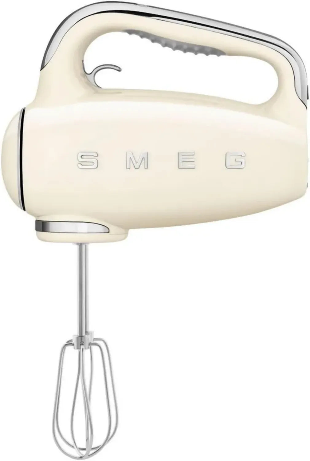 Frullatore Smeg HMF01CREU, 9 Velocità, Turbo, Smooth Start, 4 Fruste, 2 Ganci, 250W, Crema