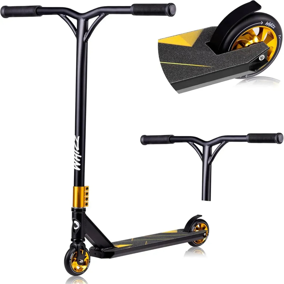 Monopattino LIONELO Whizz Freestyle, Stunt Scooter con Cuscinetti ABEC-9 e Deck in Alluminio