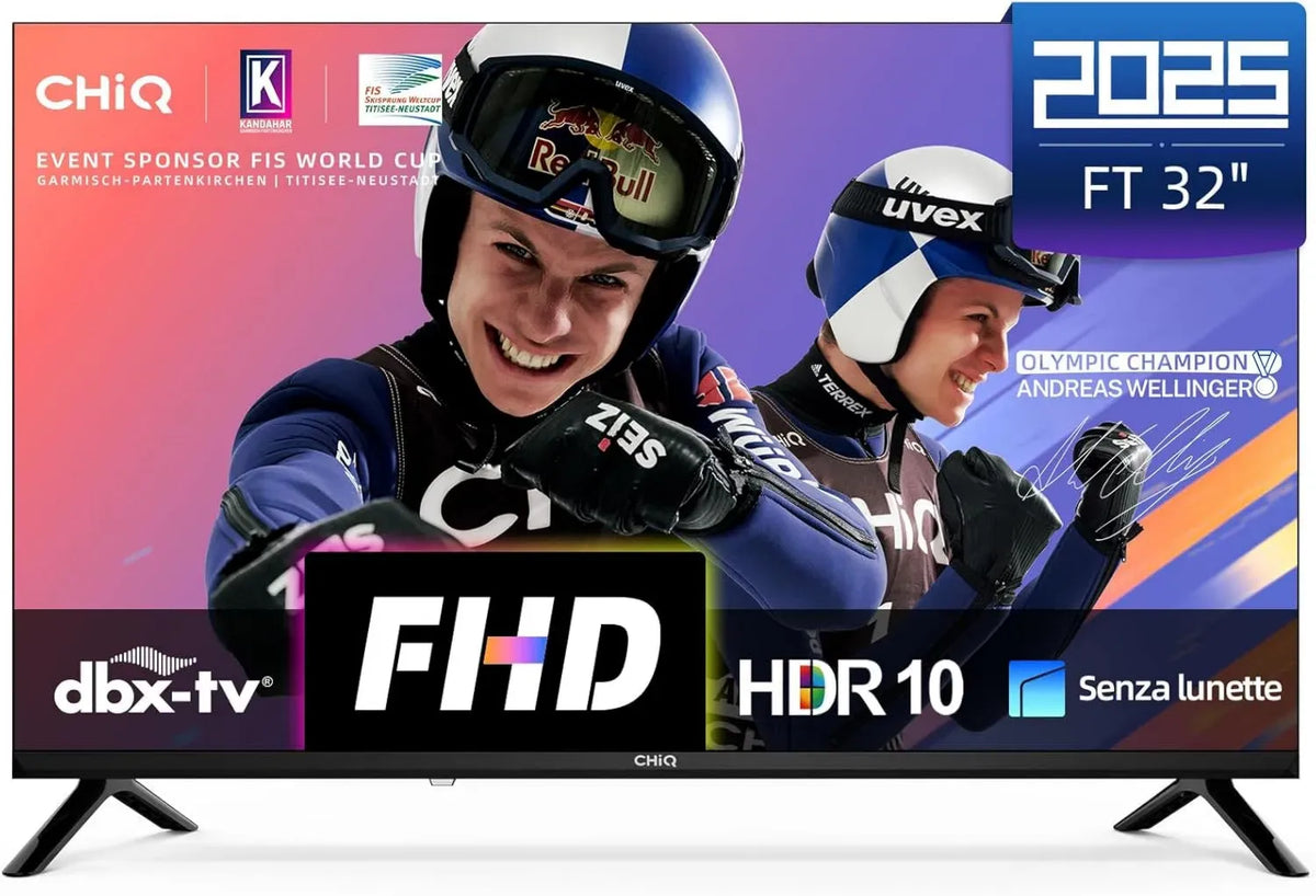 Smart TV CHiQ 32'' Full HD con HDR10 e Google TV