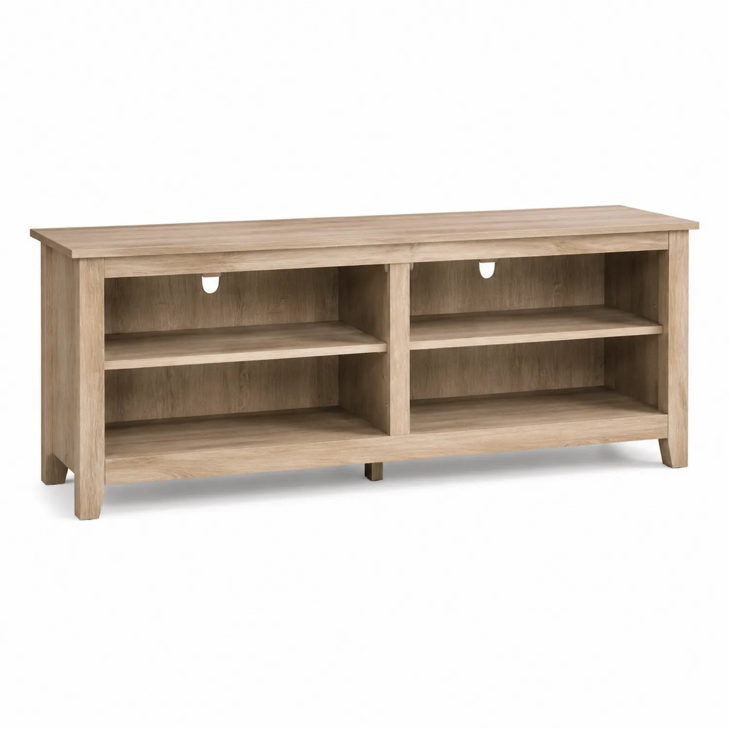 Mobile TV in legno quercia marrone 140x40x50 cm