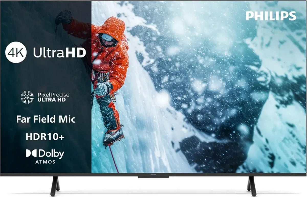Smart TV LED 4K 55'' Philips 55PUS7200 con Titan OS, Pixel Precise Ultra HD e Dolby Atmos, compatibile con Alexa e Google Assistant