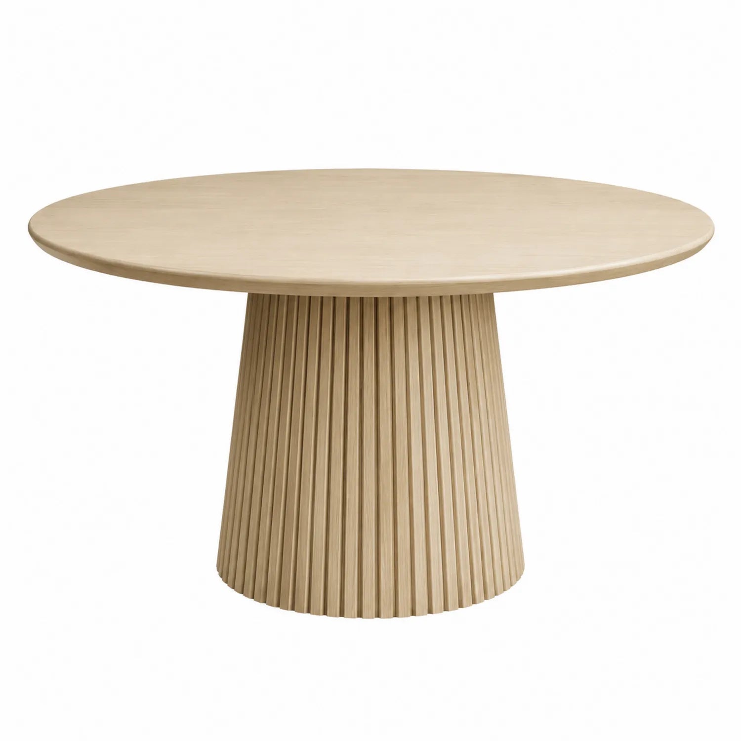 Tavolo Rotondo in Legno chiaro Ø 120 cm