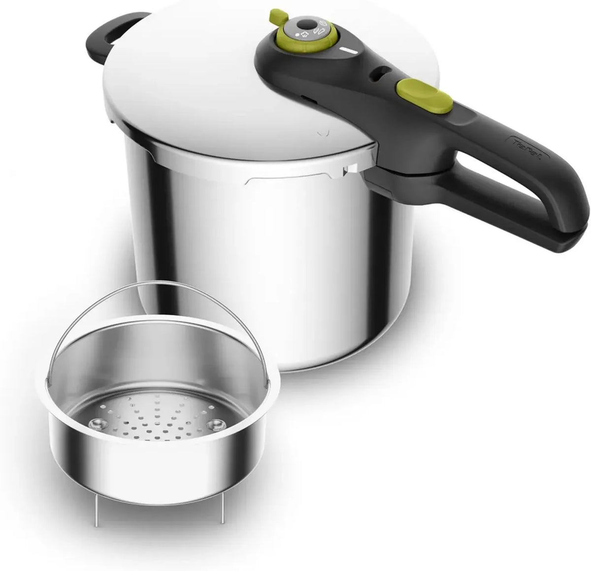 Pentola a Pressione Tefal Secure Neo 8L, Acciaio Inox, per Famiglie 5-8 Persone