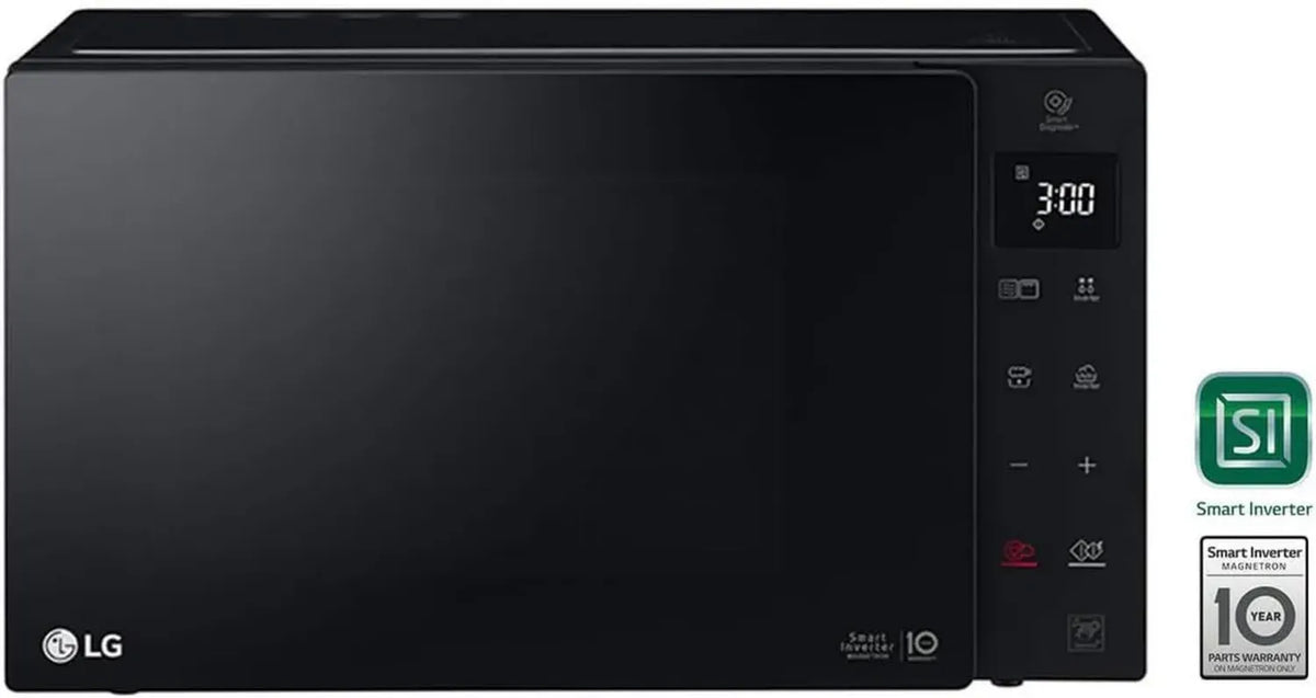 LG Forno a Microonde Inverter Smart con Grill Quarzo, 25L, 1150W, Nero