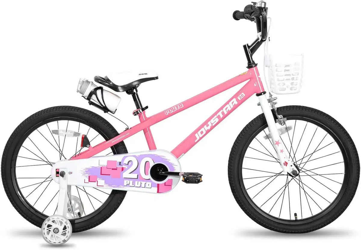 Bici per Bambini JOYSTAR Pluto con Cestino e Ruote di Supporto, Taglie 12-20 Pollici, 2-11 Anni