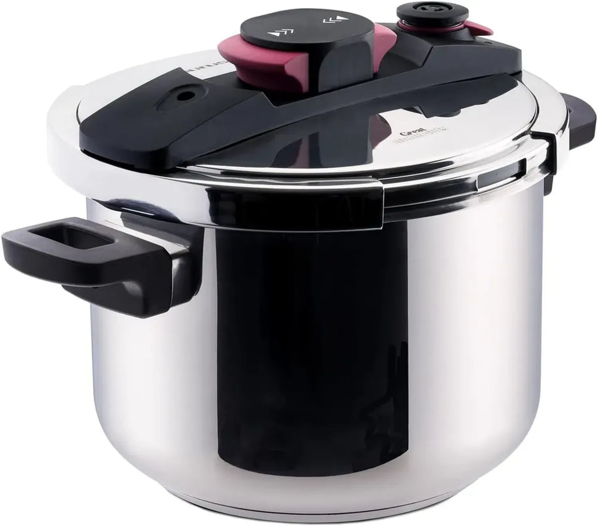 Pentola a Pressione Taurus 6L con Manici Cool-Touch e Risparmio Energetico