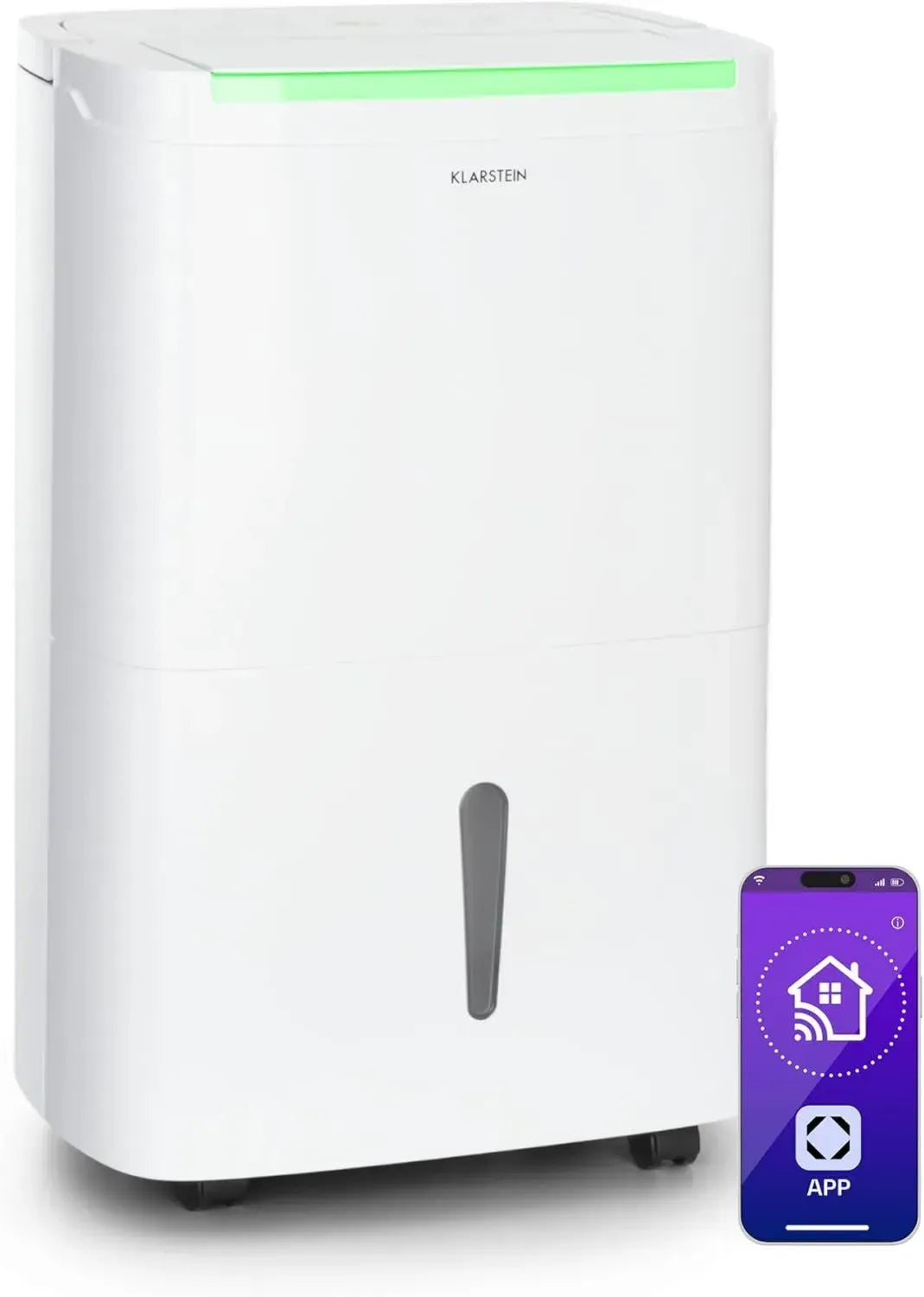 Deumidificatore Silenzioso WiFi Klarstein 50L LED Display