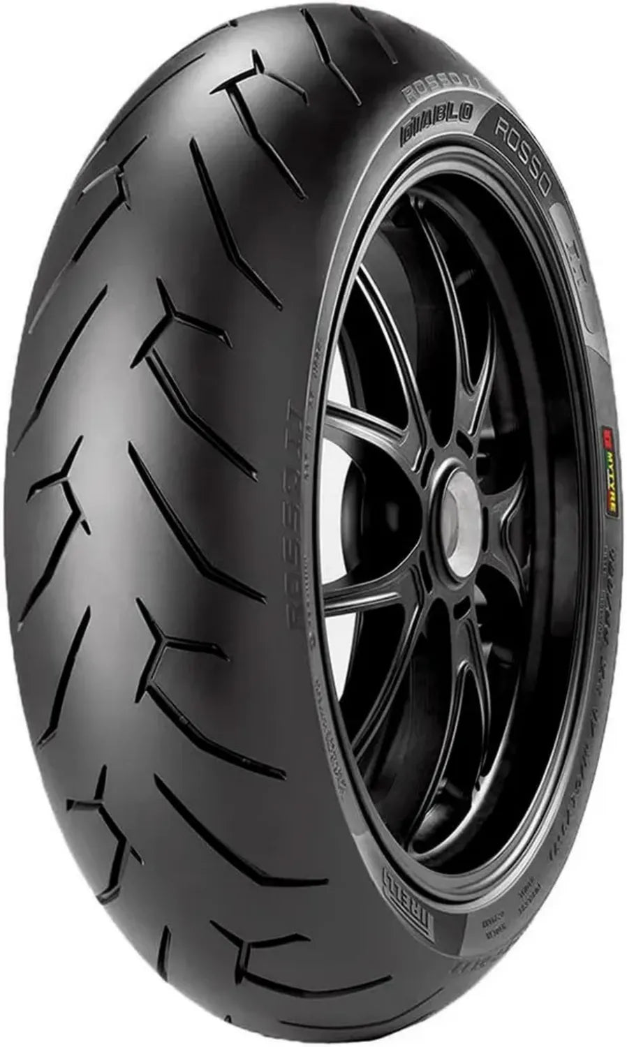 Pirelli Diablo Rosso II 170/60 ZR 17 M/C 72W TL Pneumatico Posteriore per Moto Supersport