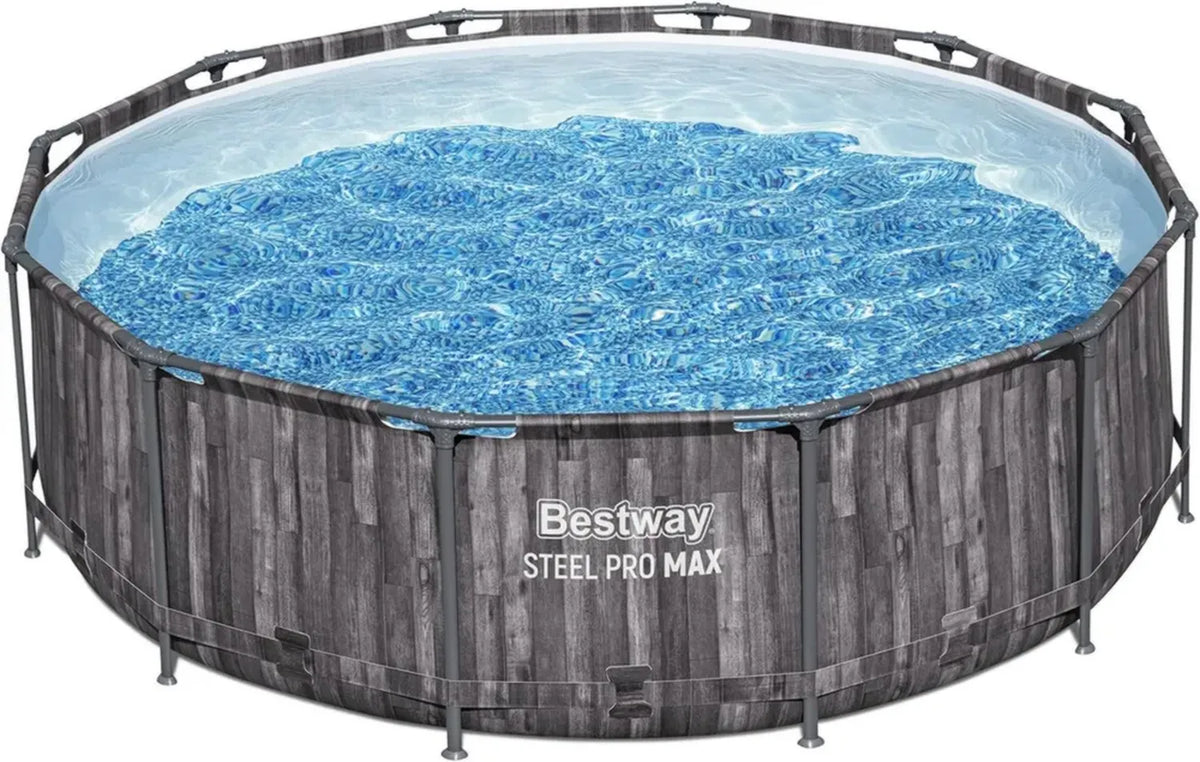 Piscina Fuori Terra Rotonda Steel Pro Max 366x100 cm Bestway