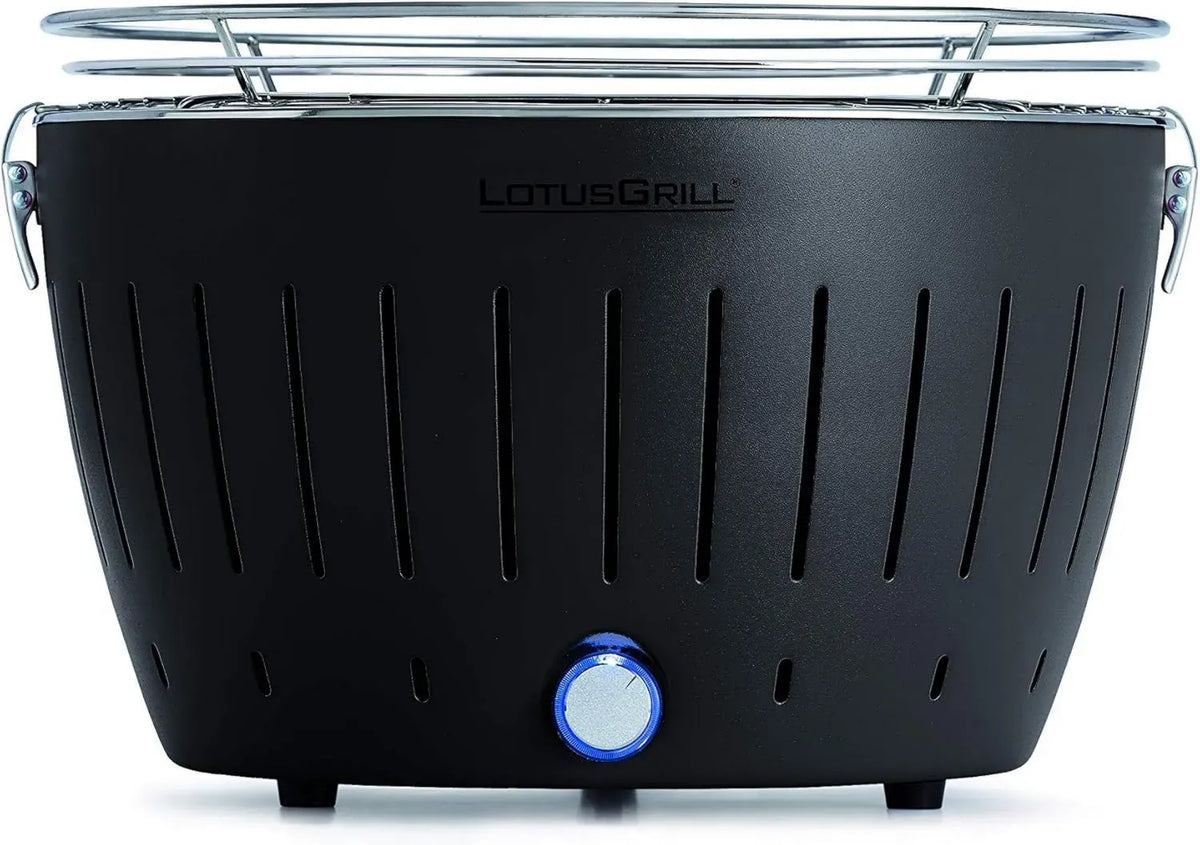 LotusGrill Barbecue Portatile con Batteria USB, 35x23 cm, Colore Grigio