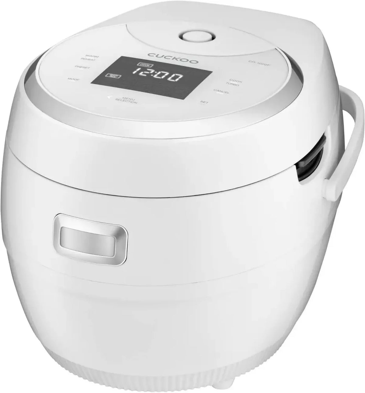 Cuckoo CR-1020F Cuociriso con Funzione Auto-Pulente, Capacità 1,8L, 890W, Colore Bianco