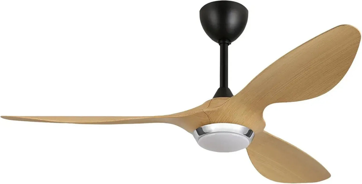 Ventilatore da Soffitto Intelligente 132cm con Luce e Controllo Remoto, Motore DC Silenzioso e Reversibile, Compatibile con App e Wifi
