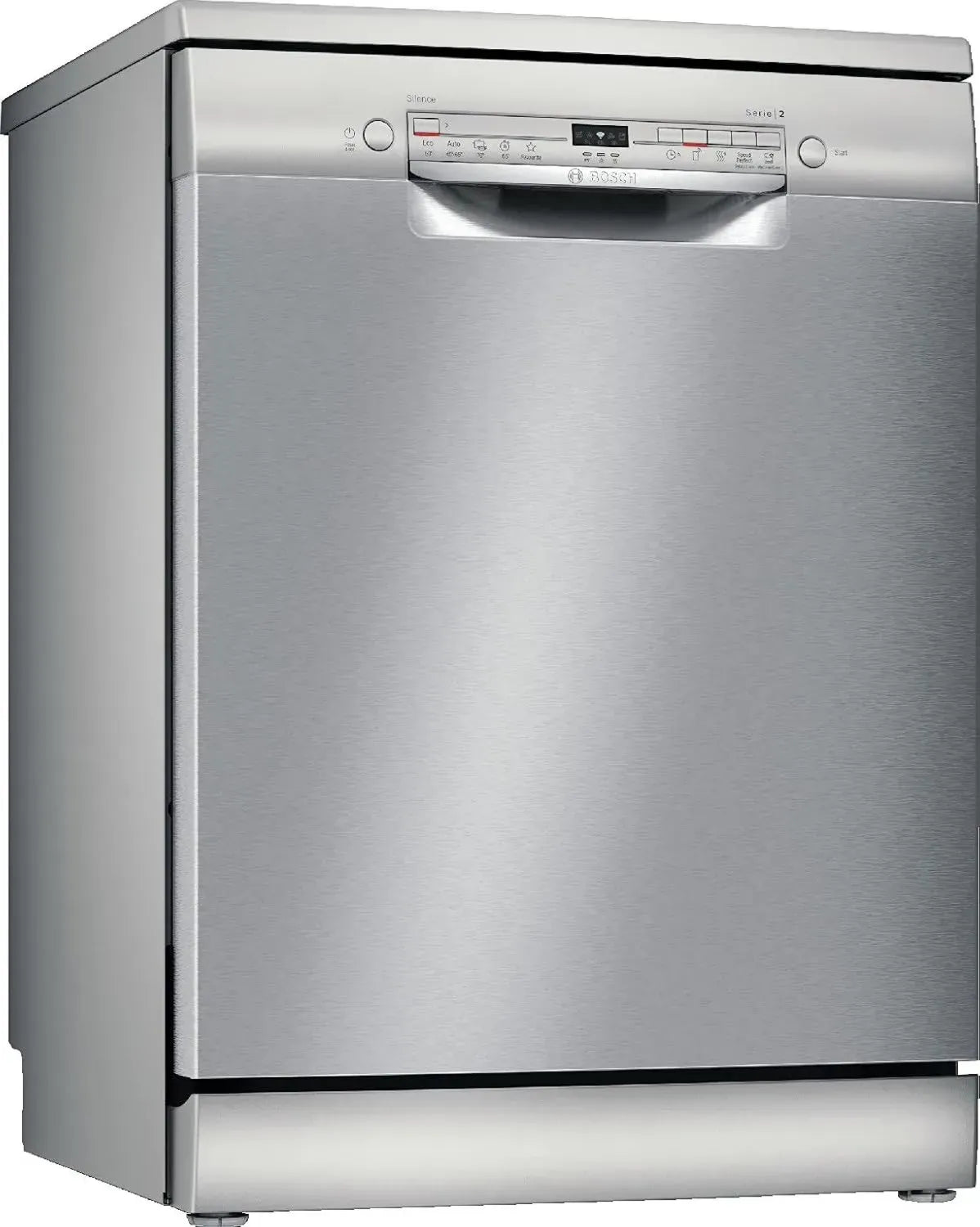 Bosch SMS2ITI11E Serie 2 Lavastoviglie Libera Installazione, Controllo Remoto, Assistente Lavaggio, EcoDosage, Acciaio Inox, 60 cm