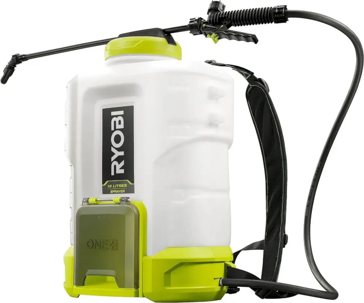 Pompa Irroratrice a Batteria 18V Ryobi con Serbatoio 15L, Pressione Regolabile
