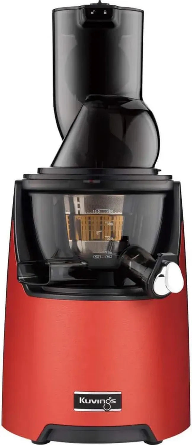 Estrattore di Succo Kuvings EVO820 con Motore Silenzioso e Pulizia Rapida, Rosso Scuro