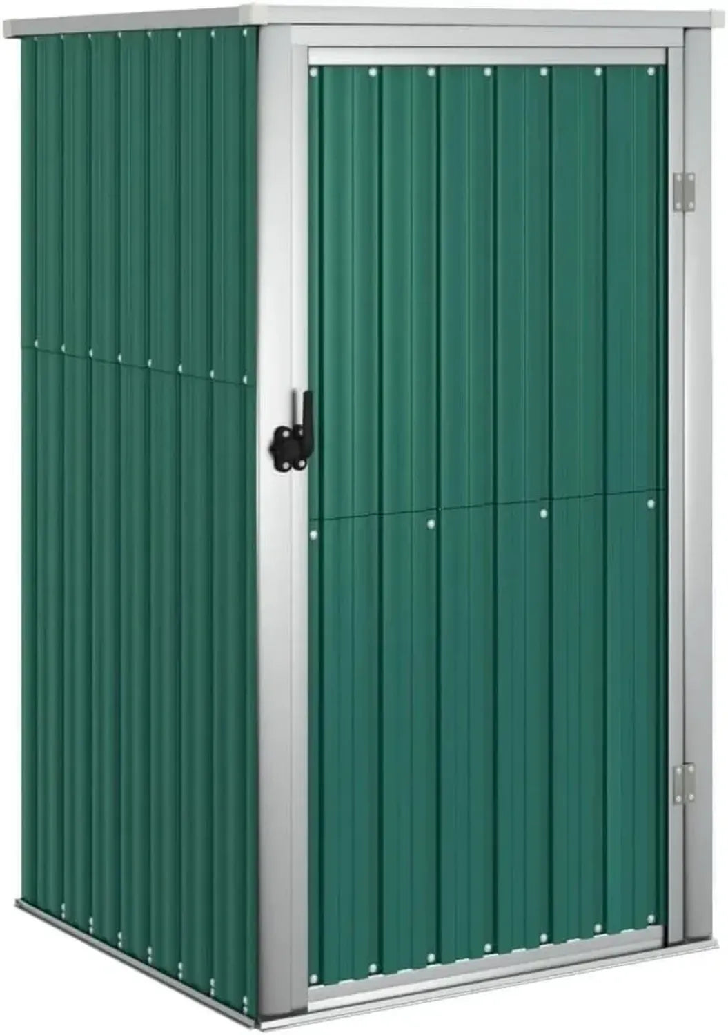 Ripostiglio per Attrezzi Verde in Acciaio Zincato 88x89x161 cm