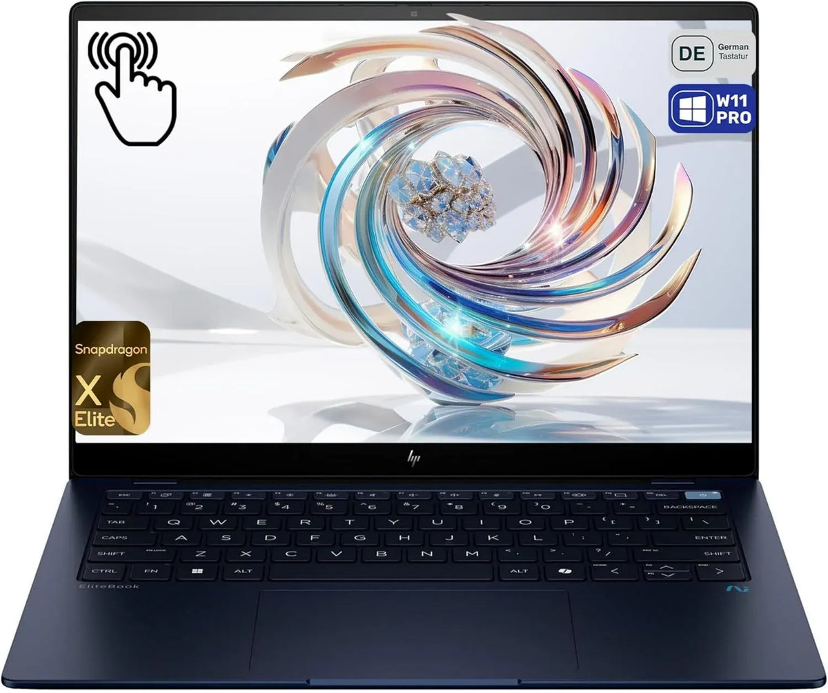 HP EliteBook Ultra G1q Laptop AI, 16GB RAM, 2TB SSD, Display Touch 14' 2.2K, Windows 11 Pro
