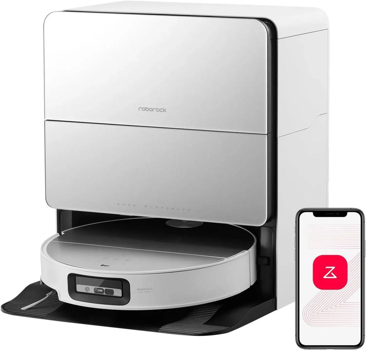 Roborock Saros 10 Aspirapolvere Robotico Ultrasottile con LDS Retrattile, 22000 Pa, Mop Autopulente e Riconoscimento Ostacoli