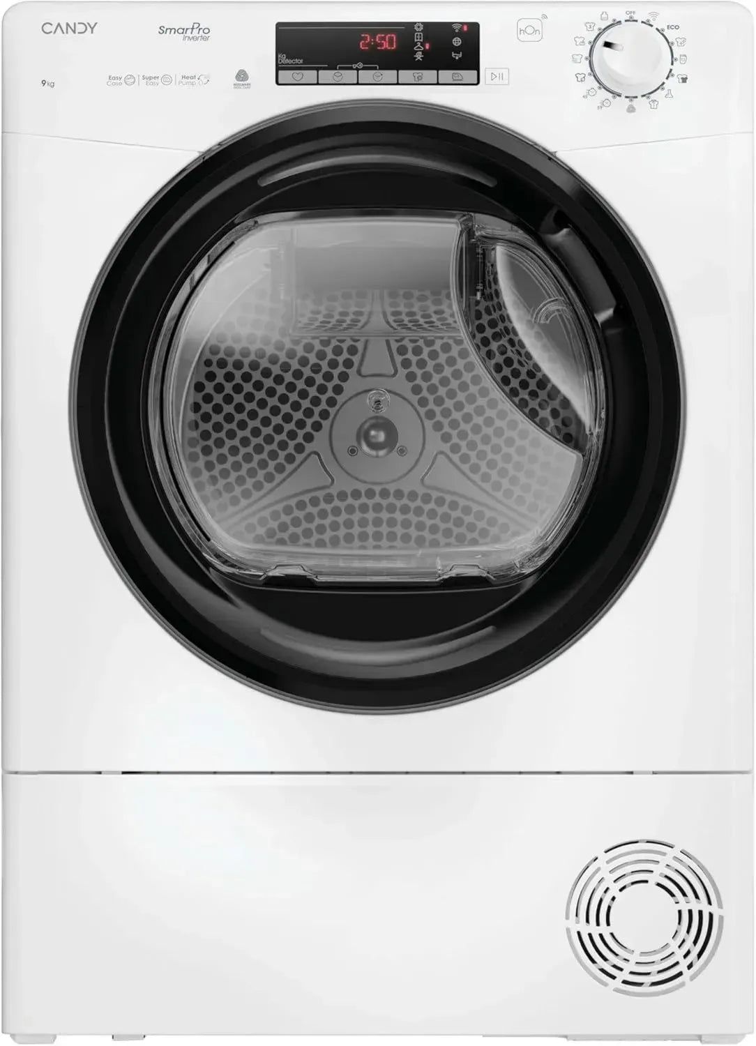 Candy Asciugatrice Smart Pro 9KG, Motore Inverter Silenzioso, Classe B, Controllo App hOn, Bianco