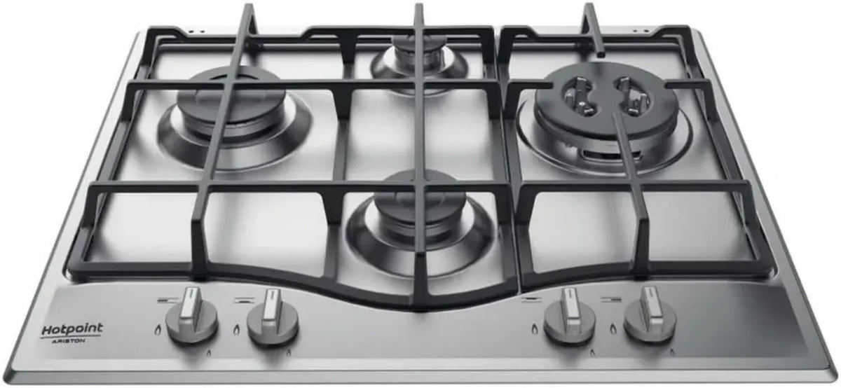 Piano Cottura a Gas Incassato in Acciaio Inox Hotpoint PCN 641 T/IX/HAR