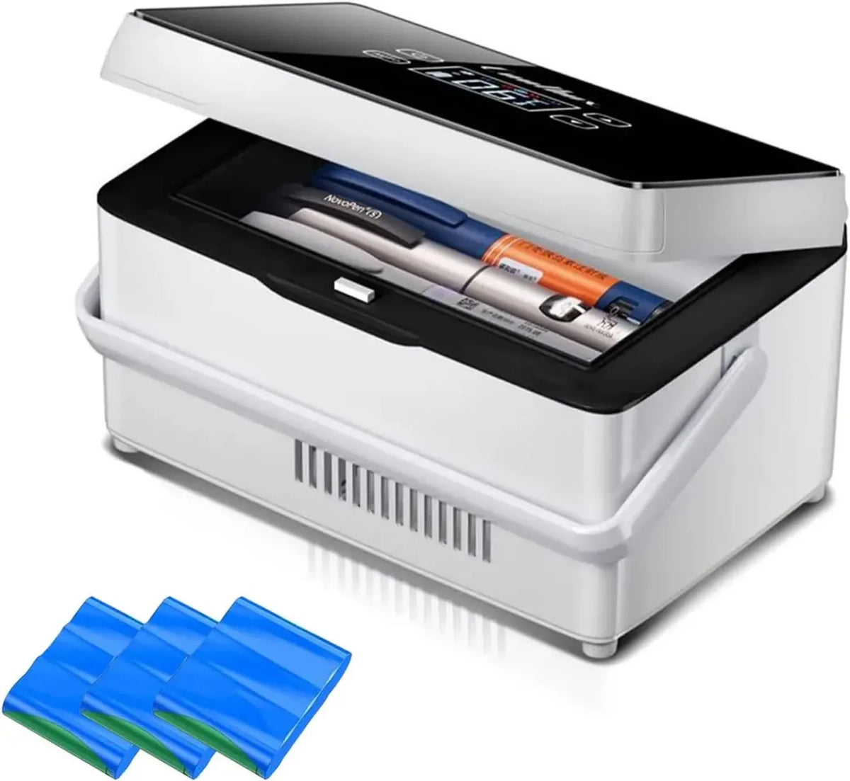 Mini Frigorifero Portatile per Medicinali con Batterie, Ideale per Insulina e Viaggi